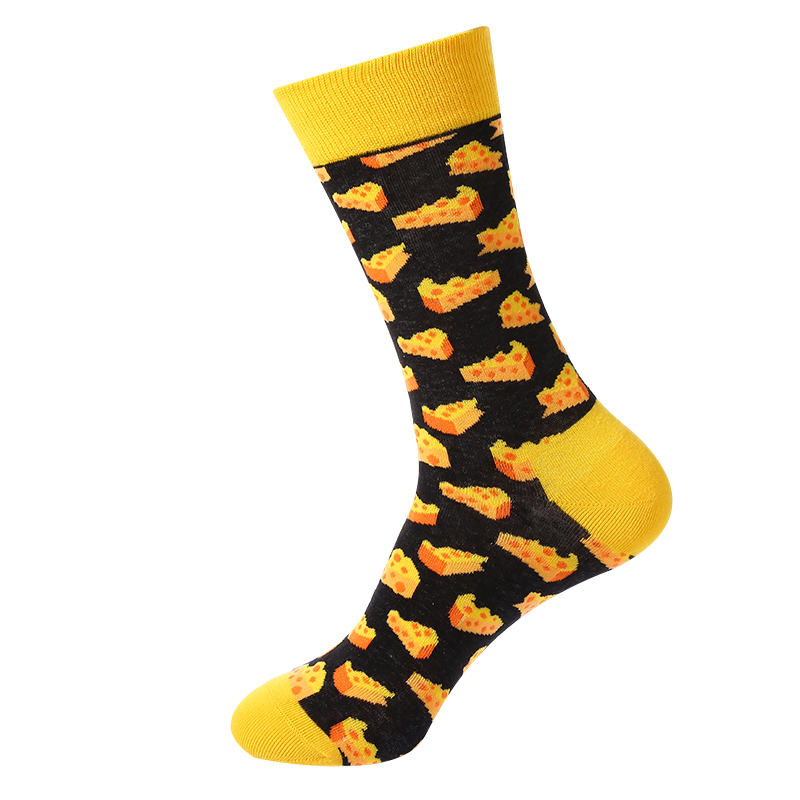 Chaussettes jacquard style hip-hop street fashion