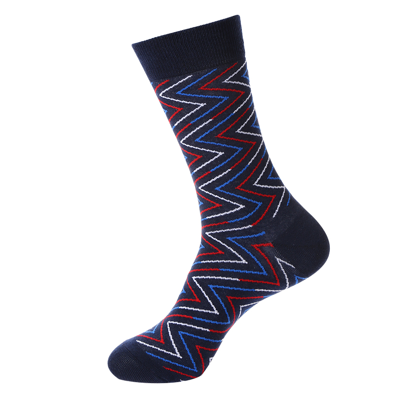 Chaussettes de mode de rue de style hip-hop à carreaux rayés