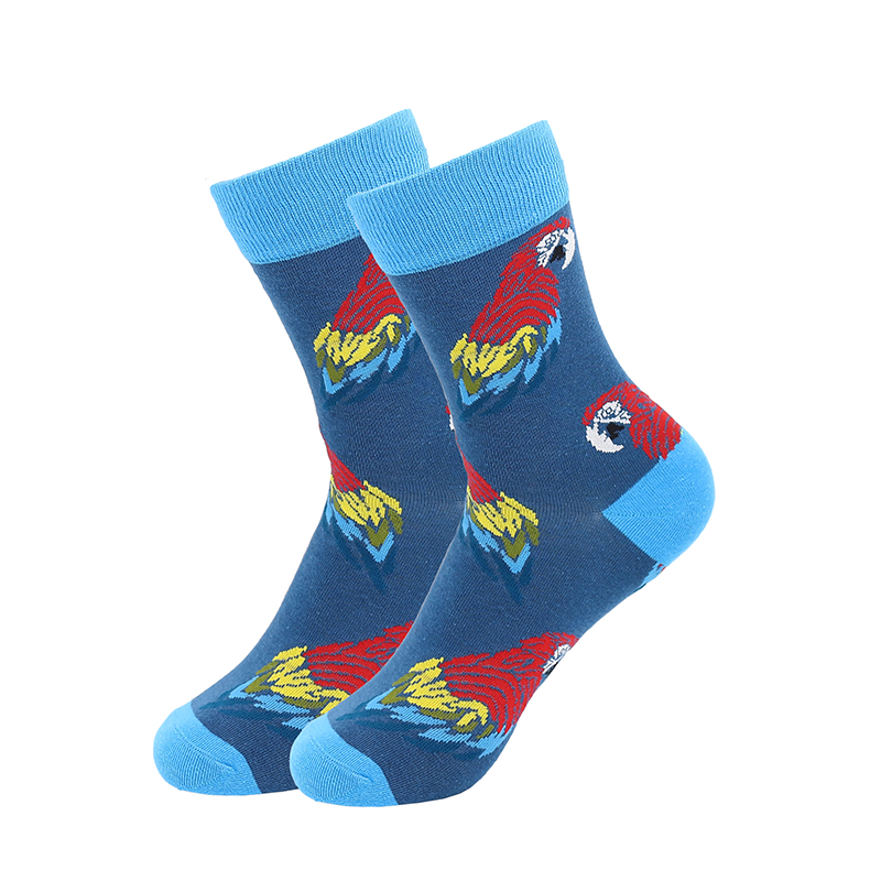 Chaussettes mi-mollet femme jacquard