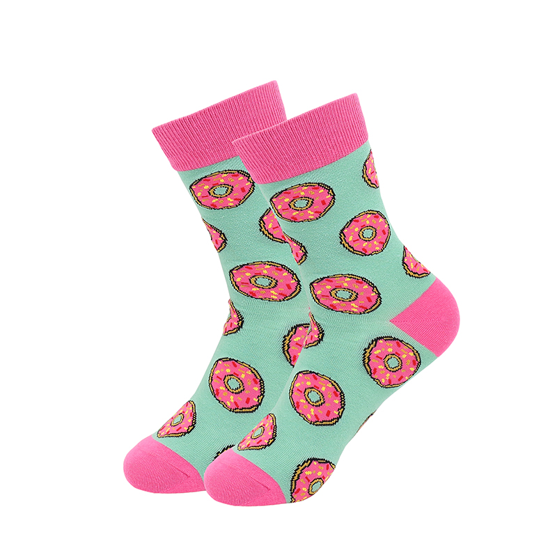 Chaussettes mi-mollet femme jacquard