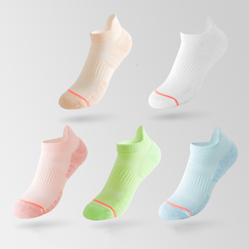 Chaussettes de bateau de sport ordinaires de couleur unie