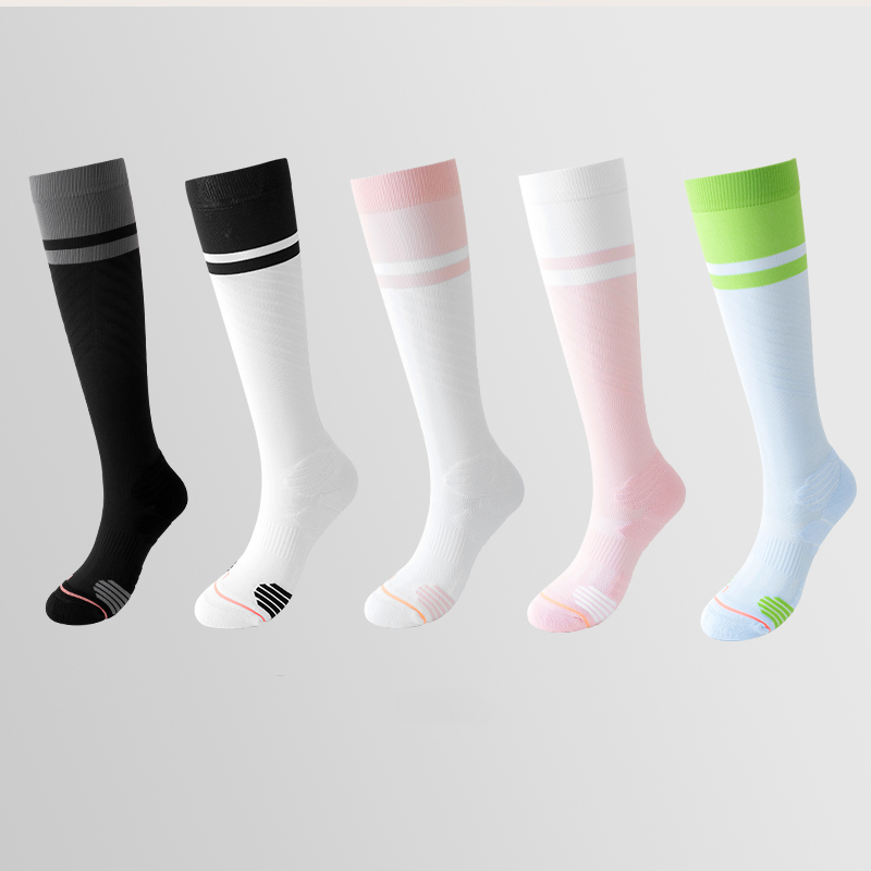 Chaussettes de compression à séchage rapide pour cyclisme en plein air en nylon