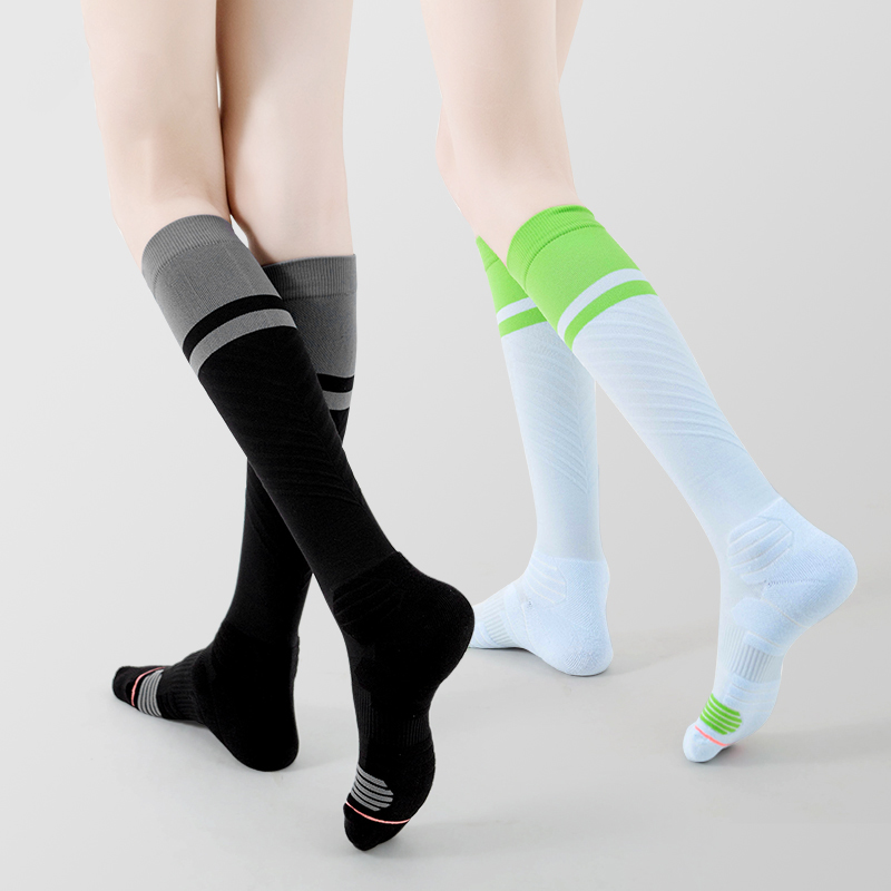 Chaussettes de compression à séchage rapide pour cyclisme en plein air en nylon
