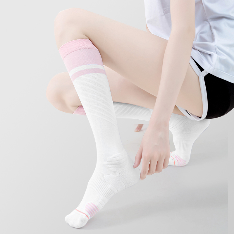 Chaussettes de compression à séchage rapide pour cyclisme en plein air en nylon
