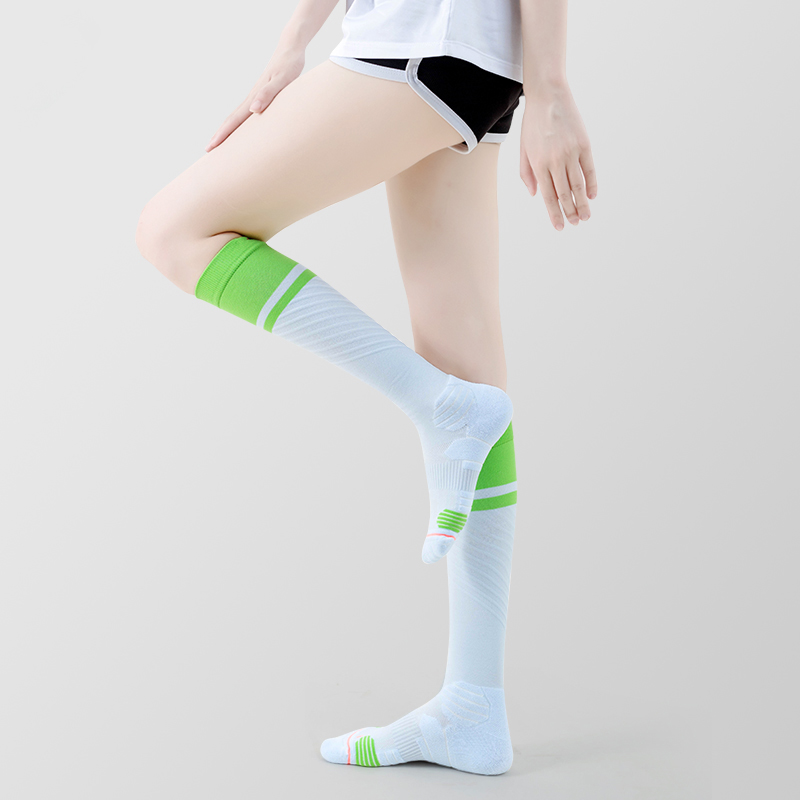 Chaussettes de compression à séchage rapide pour cyclisme en plein air en nylon