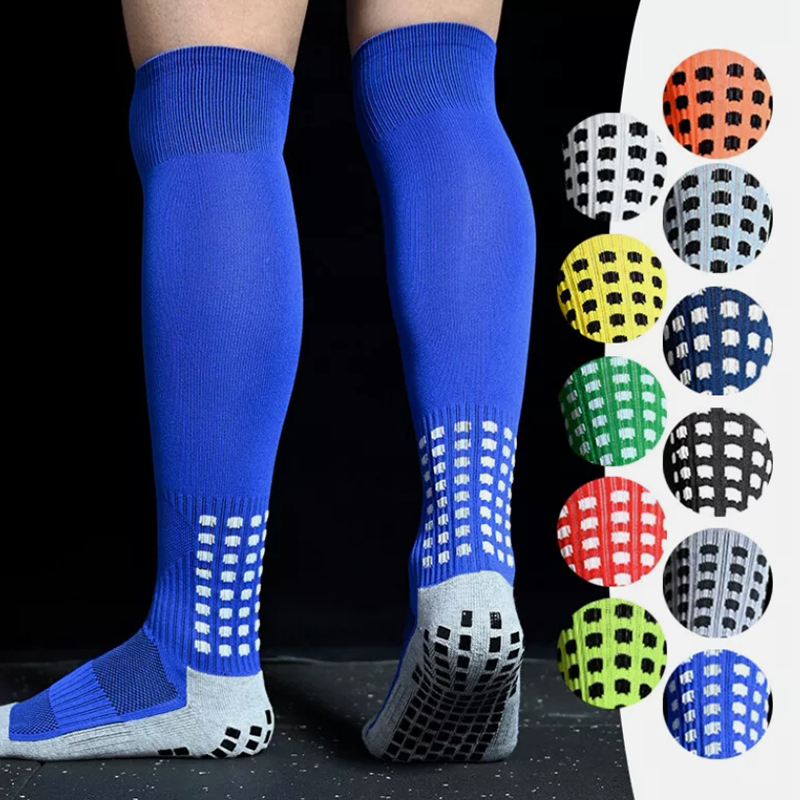 Chaussettes de football à fond antidérapant et respirant