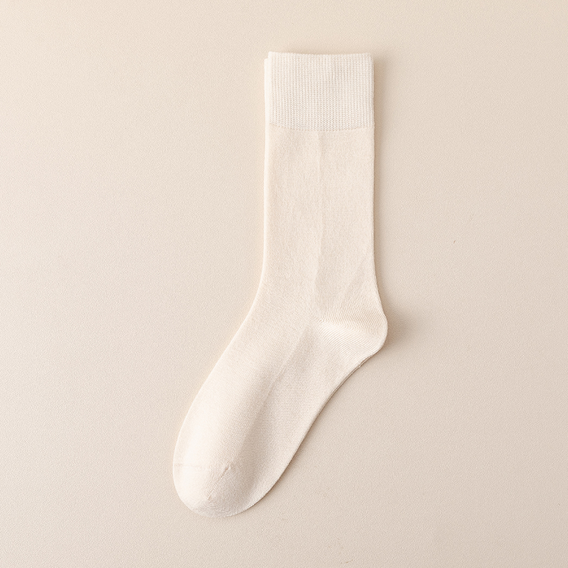 Chaussettes mi-mollet femme unies