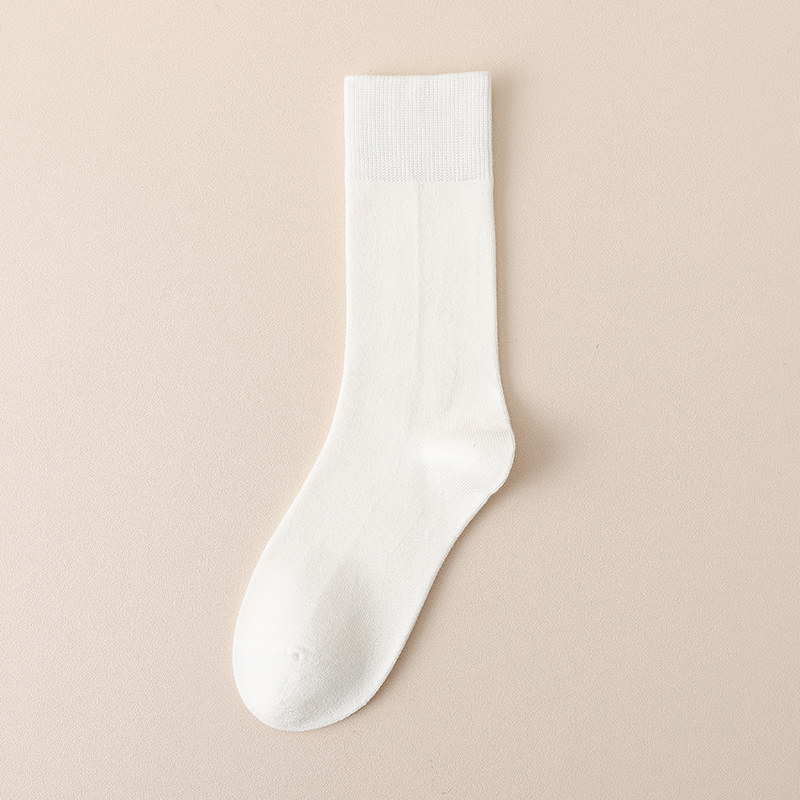 Chaussettes mi-mollet femme unies