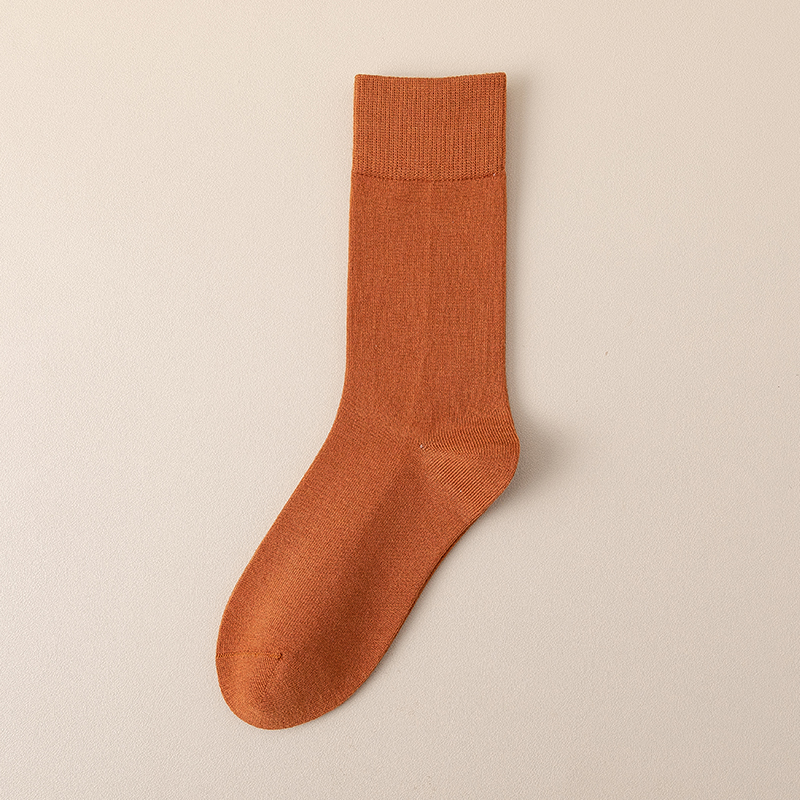 Chaussettes mi-mollet femme unies