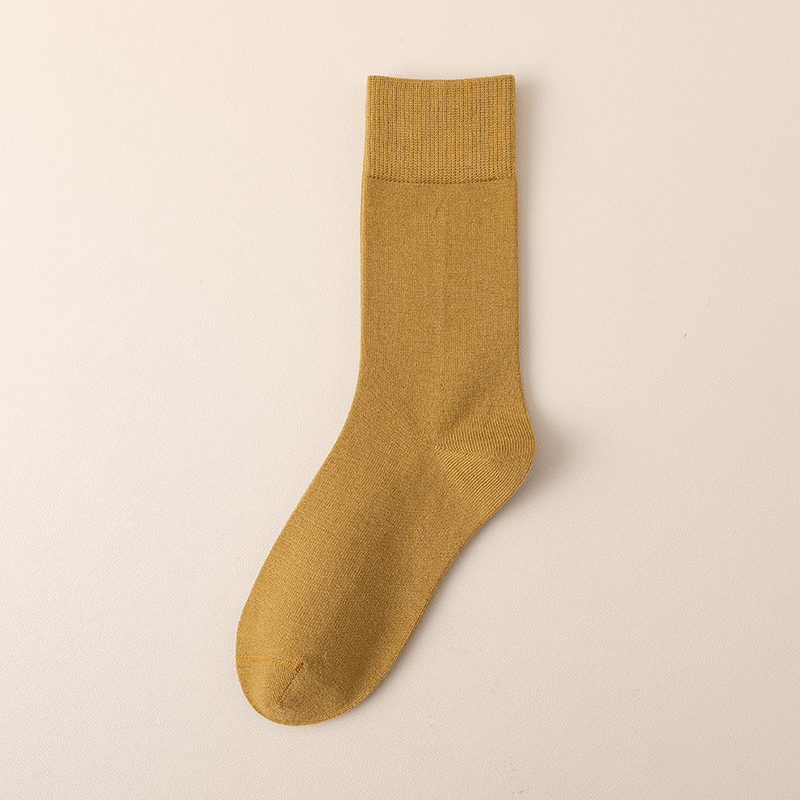 Chaussettes mi-mollet femme unies