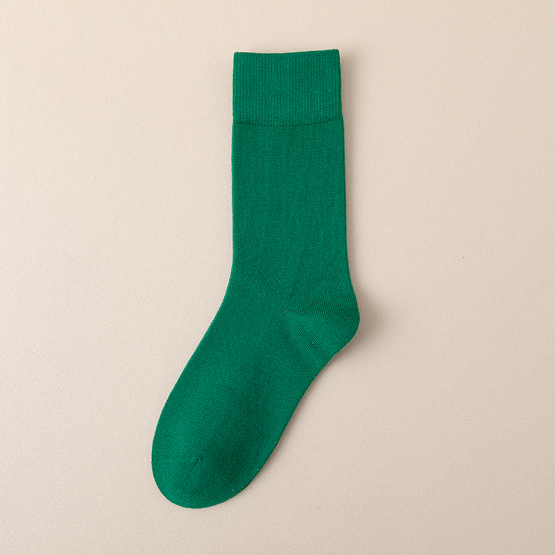 Chaussettes mi-mollet femme unies