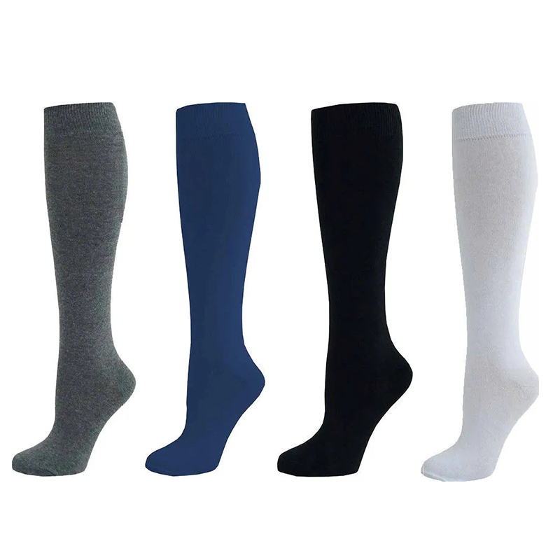 Chaussettes hautes étudiantes en coton