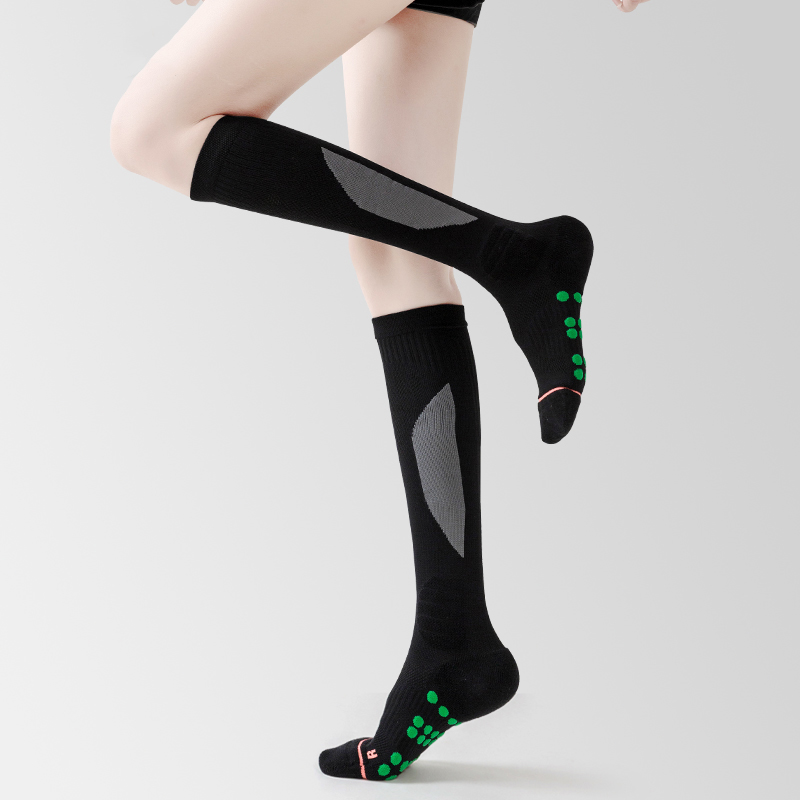 Chaussettes de football longues en nylon éponge