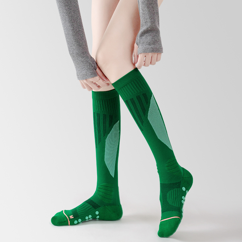 Chaussettes de football longues en nylon éponge