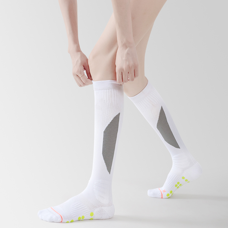 Chaussettes de football longues en nylon éponge