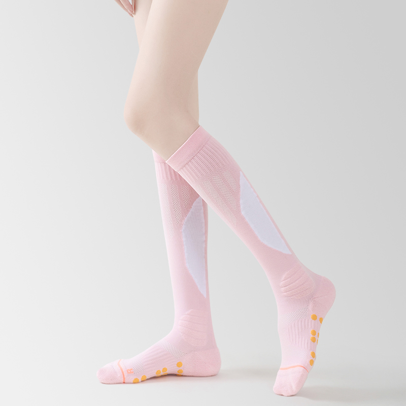 Chaussettes de football longues en nylon éponge