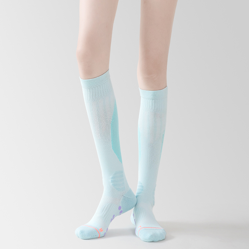 Chaussettes de football longues en nylon éponge