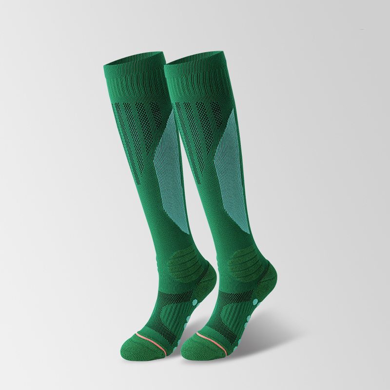 Chaussettes de football longues en nylon éponge