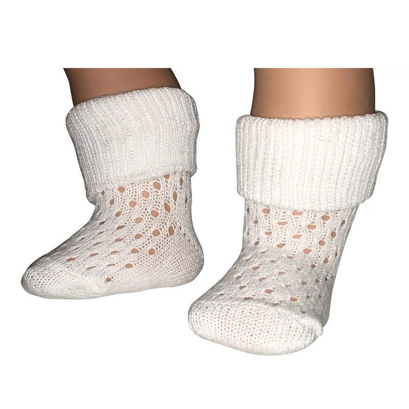 Chaussettes bébé creuses grosses mailles