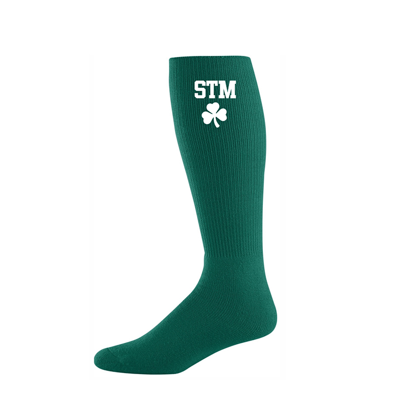 Chaussettes à tube central avec technologie de rayures colorées d'estampage à chaud