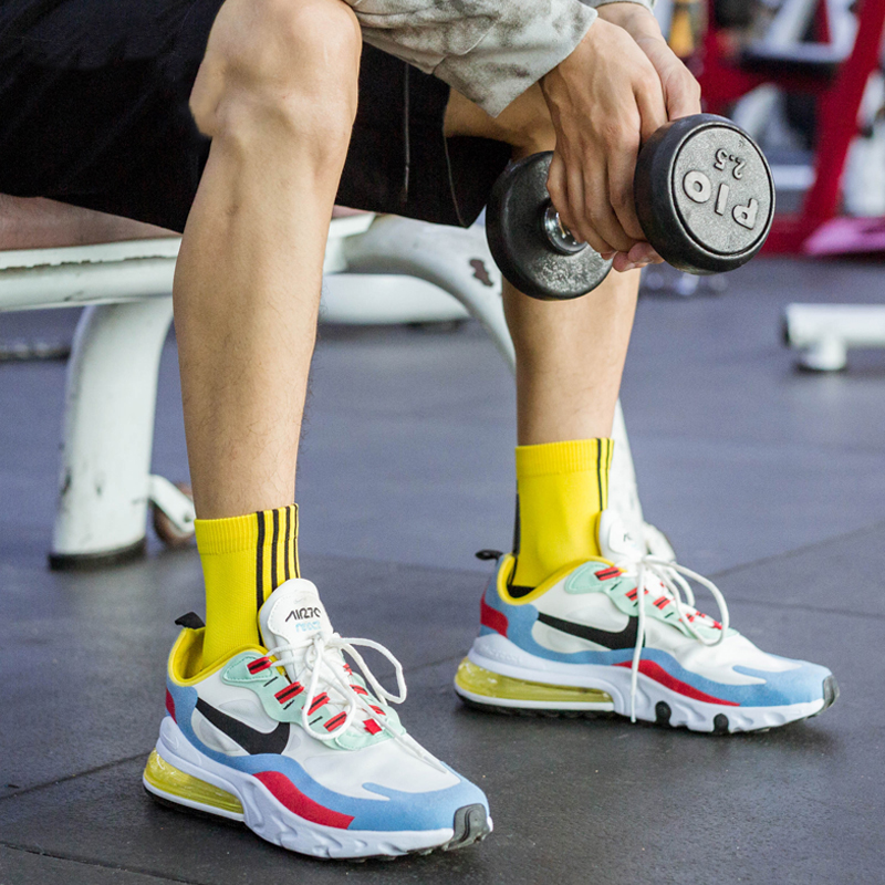 Chaussettes éponge de compression pour course à pied en plein air