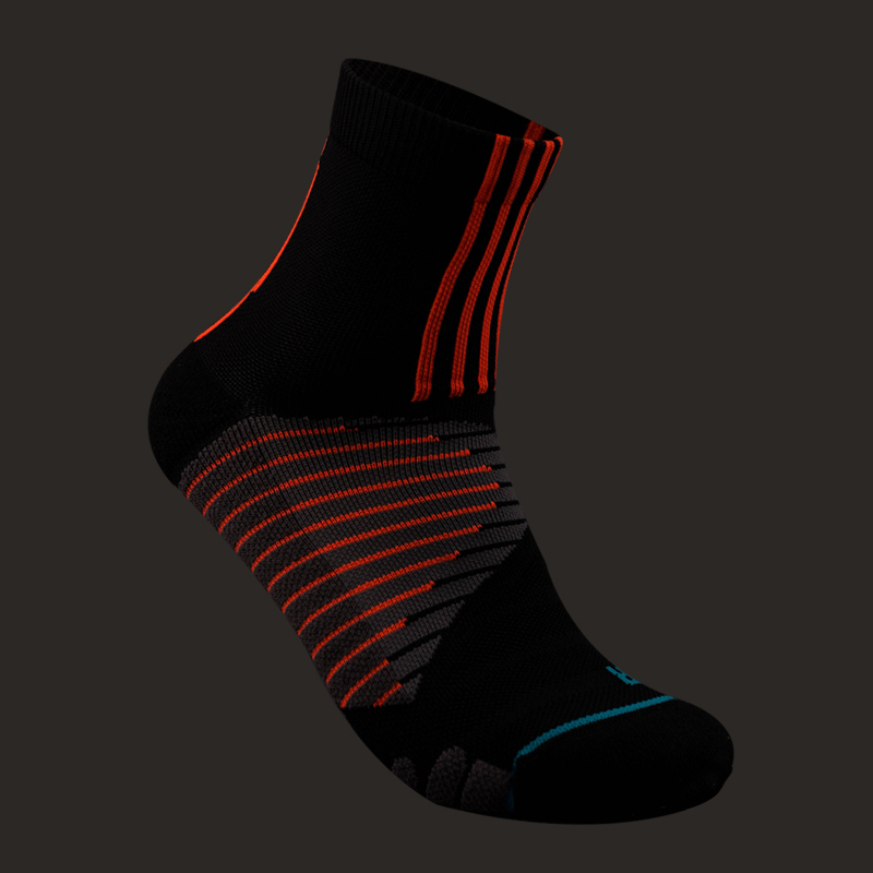 Chaussettes éponge de compression pour course à pied en plein air