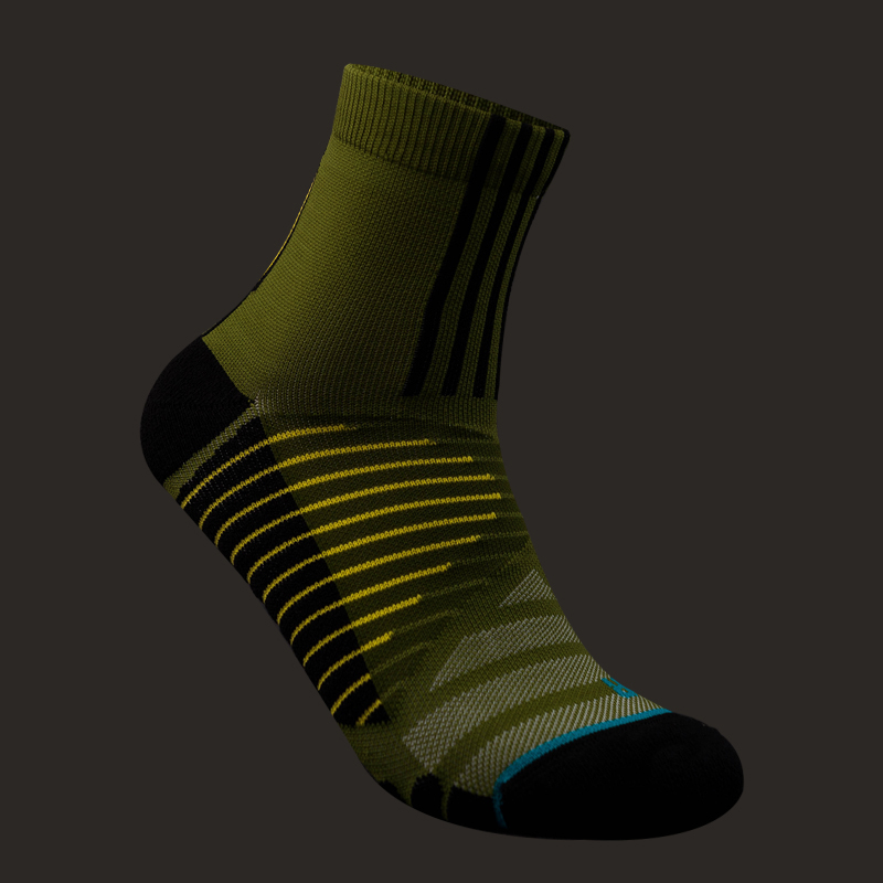 Chaussettes éponge de compression pour course à pied en plein air