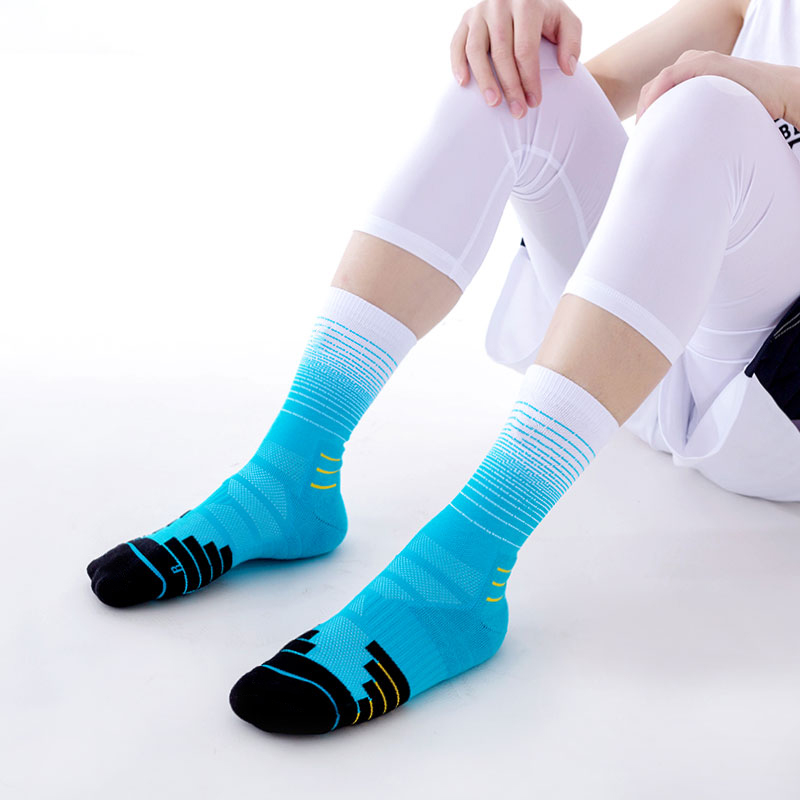 Chaussettes en nylon éponge à séchage rapide pour basket-ball