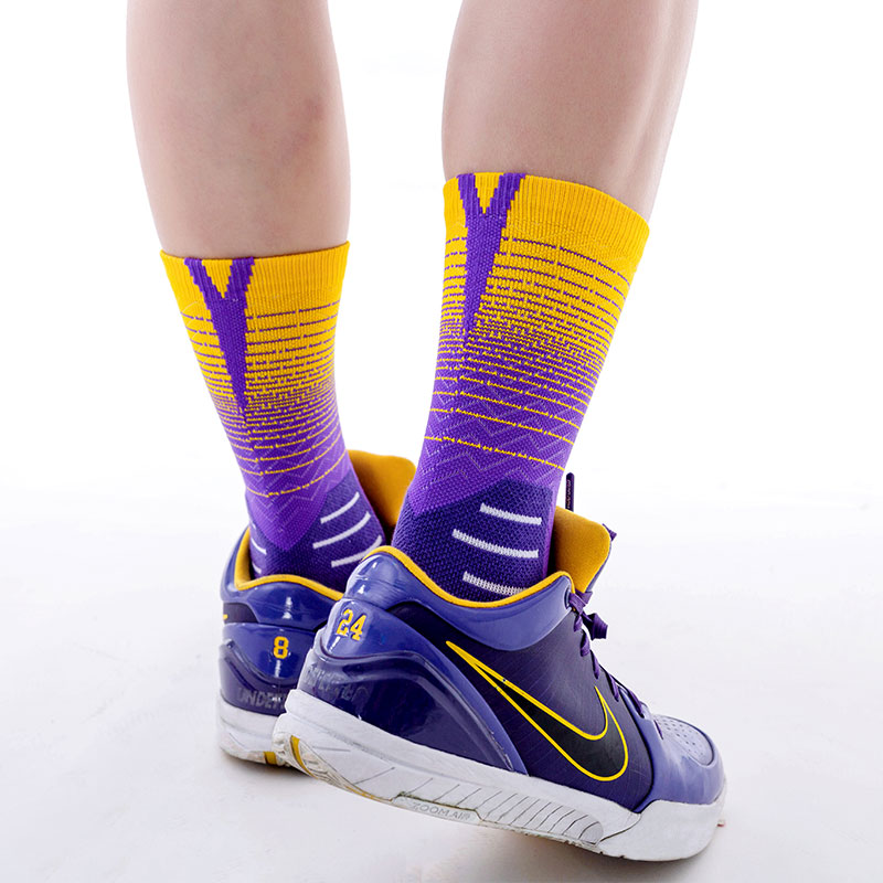 Chaussettes en nylon éponge à séchage rapide pour basket-ball