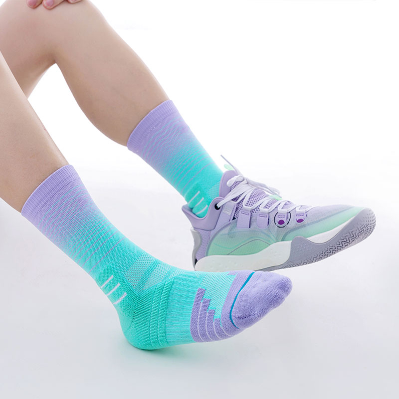 Chaussettes en nylon éponge à séchage rapide pour basket-ball