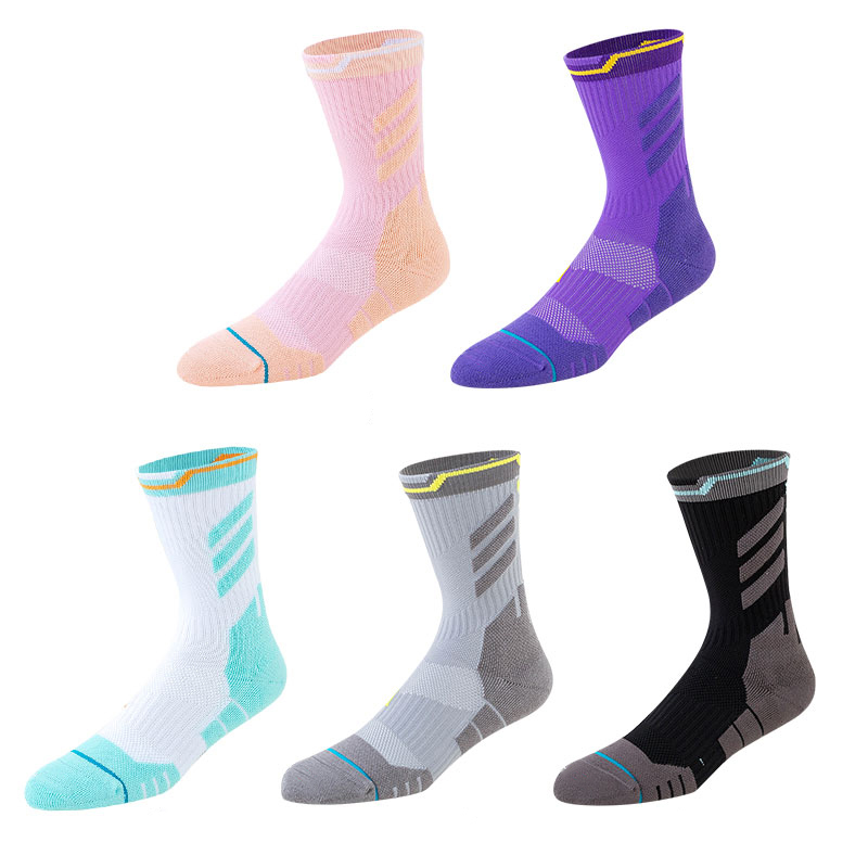 Chaussettes de sport en éponge de basket-ball respirantes à séchage rapide