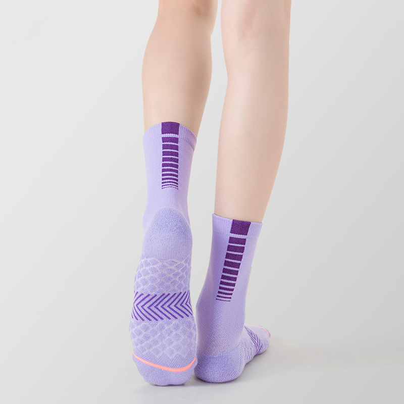 Chaussettes de compression à séchage rapide pour le cou-de-pied en maille de cyclisme en plein air