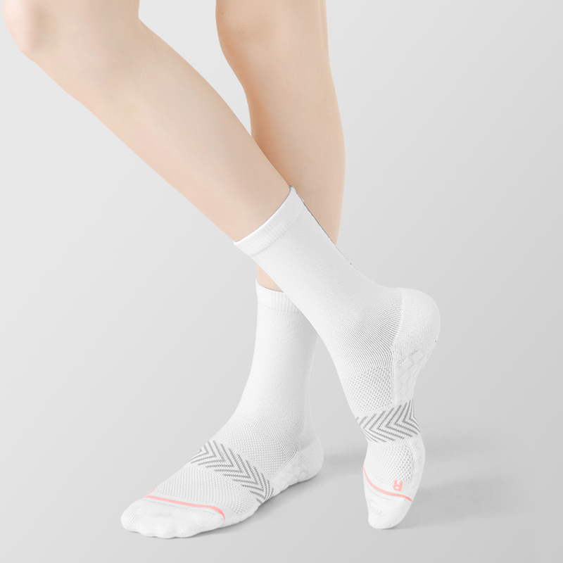 Chaussettes de compression à séchage rapide pour le cou-de-pied en maille de cyclisme en plein air