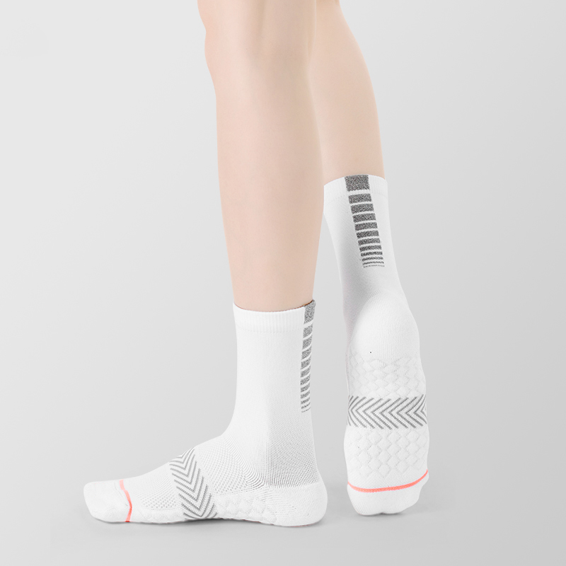 Chaussettes de compression à séchage rapide pour le cou-de-pied en maille de cyclisme en plein air