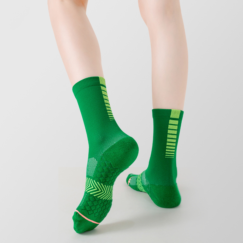 Chaussettes de compression à séchage rapide pour le cou-de-pied en maille de cyclisme en plein air