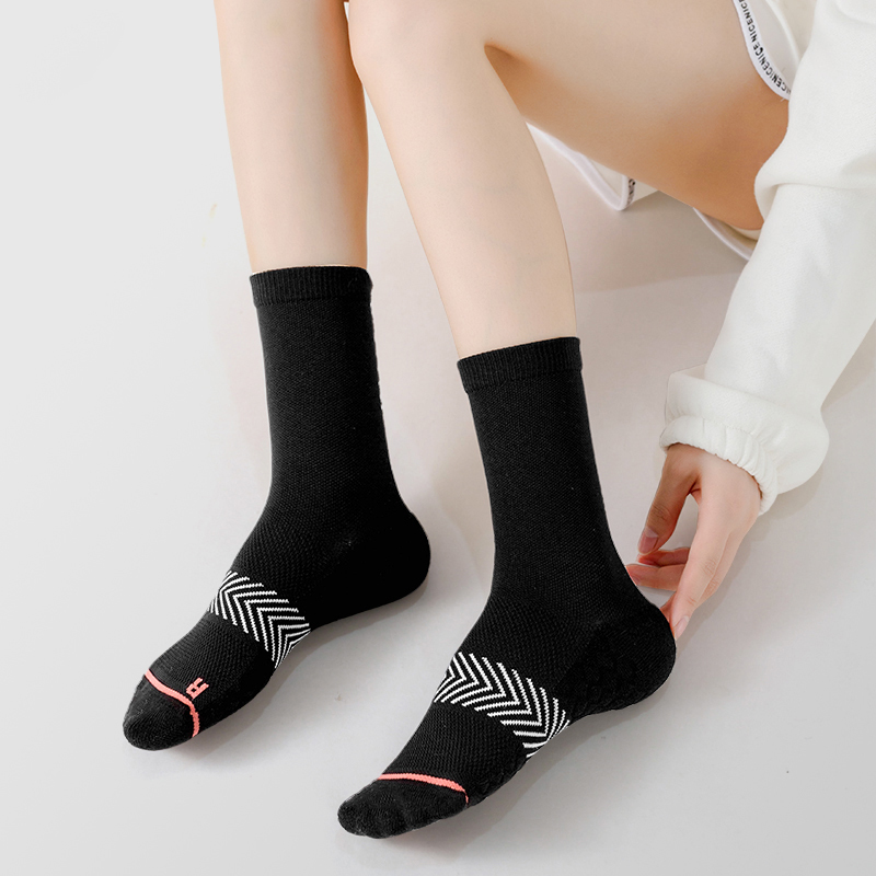 Chaussettes de compression à séchage rapide pour le cou-de-pied en maille de cyclisme en plein air