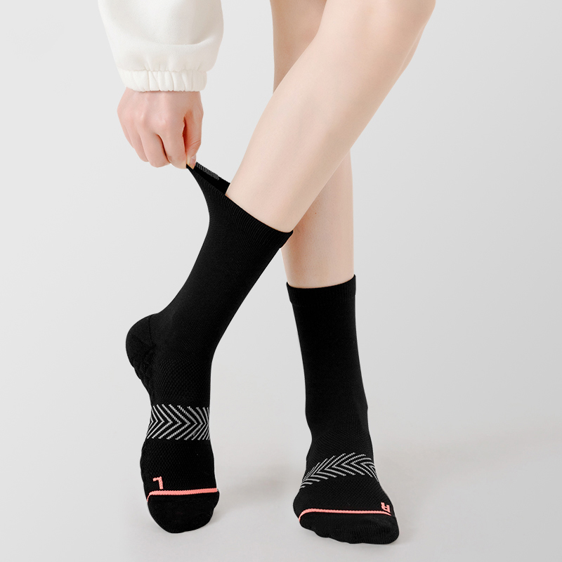 Chaussettes de compression à séchage rapide pour le cou-de-pied en maille de cyclisme en plein air